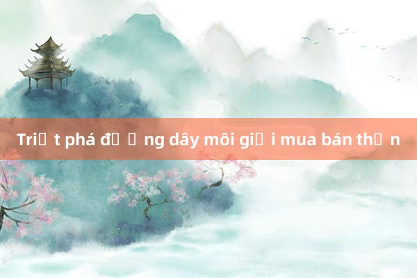 Triệt phá đường dây môi giới mua bán thận