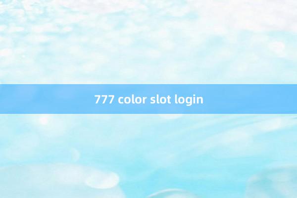 777 color slot login