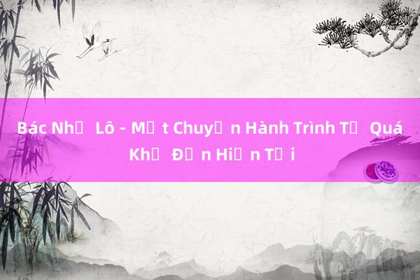 Bác Nhớ Lô - Một Chuyến Hành Trình Từ Quá Khứ Đến Hiện Tại